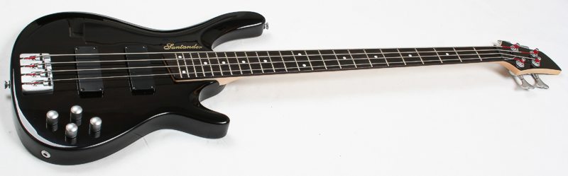 4-Saiter Edel E-Bass, Aktiv, Walnut Double Top, Korea