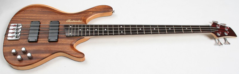 4-Saiter Edel E-Bass, Aktiv, Walnut Double Top, Korea