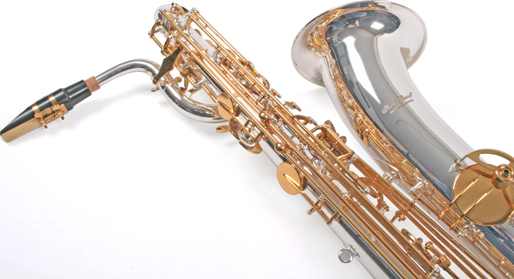 Baritone Saxophone, silver / gold, with case eBay