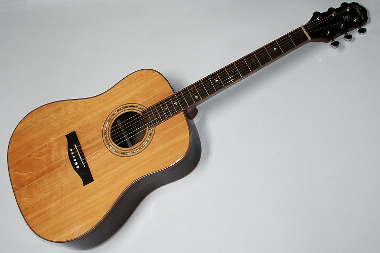 Westerngitarre,Dreadnought,Palisanderkorpus,massive Bear Claw